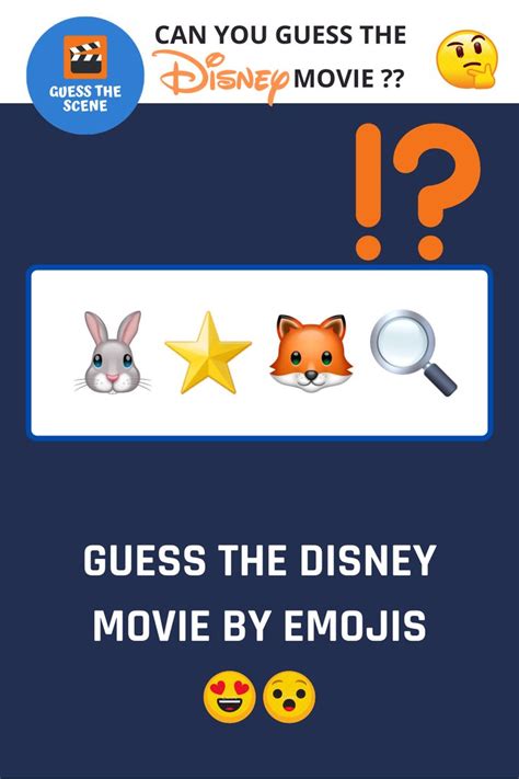 Can You Guess The Disney Movie By Emojis Disney Movies Quiz Guess The Scene