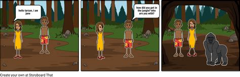 Download Tarzan And Jane Cartoon Full Size Png Image Pngkit