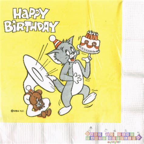 Tom And Jerry Birthday Card Birthdaybuzz