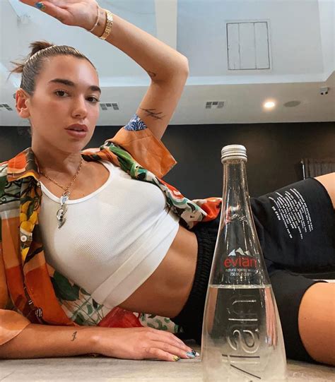 Dua Lipa Shared A Sexy Selfie To Celebrate Her Role As Evian’s Global Ambassador