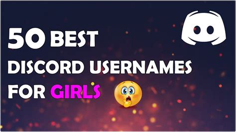 Best 50 Discord Names For Girls Discord Girls Usernames Ideas