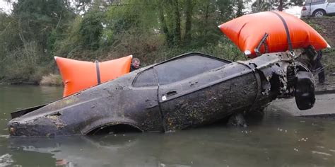 Rx 7 And Mustang Pulled From River Abandoned Underwater Cars