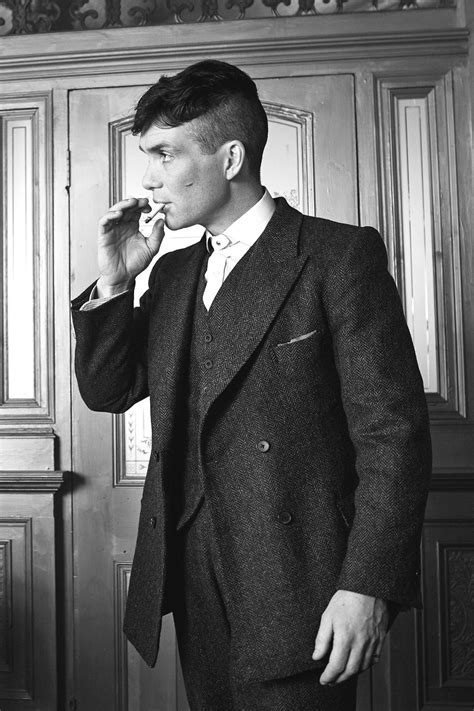 Peaky Blinders Thomas Shelby Cigarette Smoking Black And White Hd Wallpapers Wallpaper Cave
