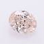 038 Carat Light Pink Brown Diamond Oval Shape VS2 Clarity SKU 386737