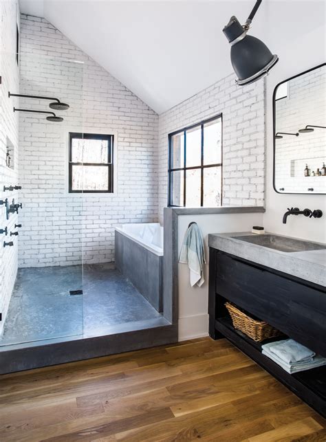 Room Envy At Serenbe A Master Bath With A Modern Farmhouse Aesthetic
