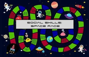 This is what the nation play. Social Skills: Space Race Board Game by Speechie Sparkle | TpT