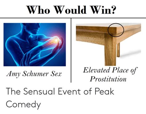 Who Would Win Elevated Place Of Amy Schumer Sex Prostitution The