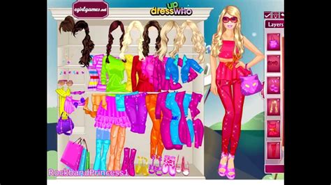 Barbie Games Barbie Goes Shopping Dress Up Game Barbie