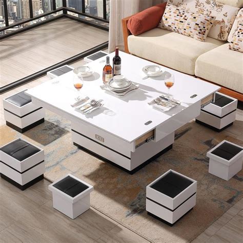 Multifunctional Coffee Table : Bellagio Table by Ozzio Italia | Multifunctional Coffee Dining ...