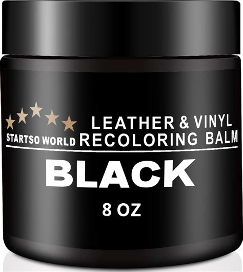 WEYSTOM Leather Recoloring Balm - Dark Grey Leather Repair Kit for