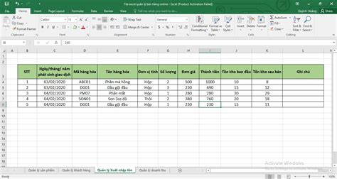 Xem Ngay Tổng Hợp Mẫu File Excel Quản Lý Bán Hàng Online Mới Nhất
