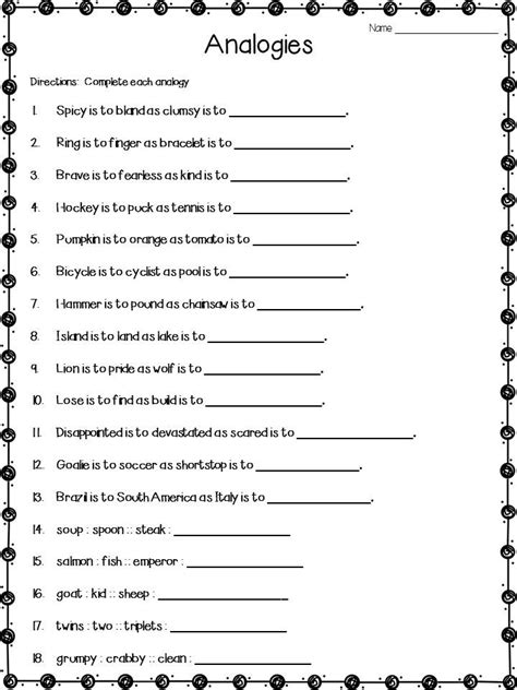 Analogies Anchor Chart plus a freebie | FREE items | 6th grade