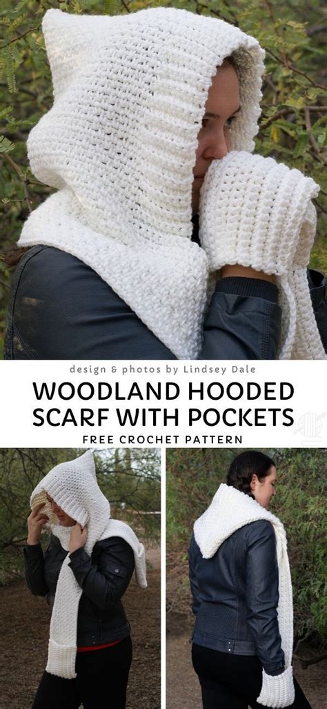 the best crochet pocket scarves in 2020 hooded scarf pattern crochet hooded scarf scarf