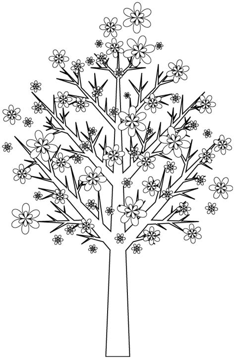 coloriage arbre 3 png dans Coloriage dArbres Coloriages à imprimer