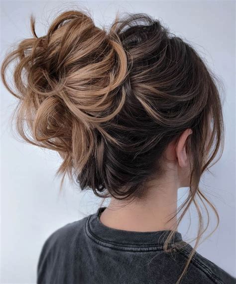 Perfect How To Put Short Hair Up In A Messy Bun For Bridesmaids Best