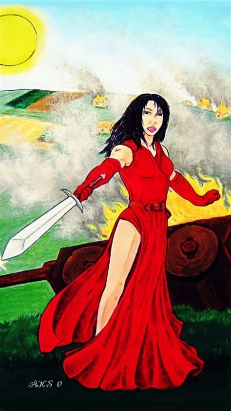 720p Free Download Warrior Woman Art Battle Comic Female Fighter
