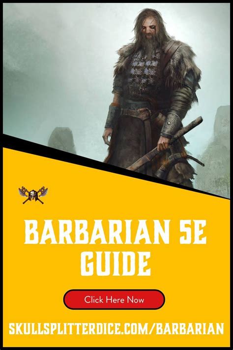 Barbarian 5e Class Guide For Dungeons And Dragons Barbarian Dungeons