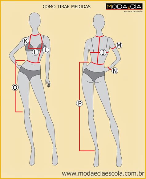 Croqui Feminino Frente E Costas