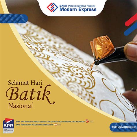 Selamat Hari Batik Nasional Pt Bpr Modern Express