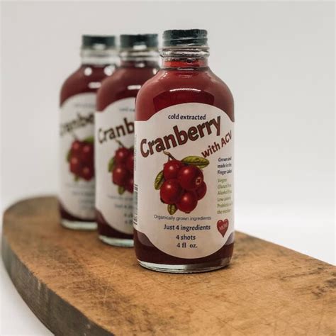 Cranberry Health Shot Finger Lakes Harvest
