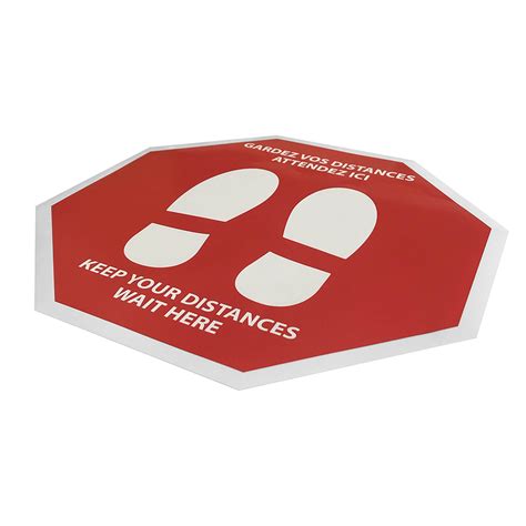 Keep Your Distances Floor Sticker Erp4930