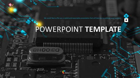 Electronic Circuit Powerpoint Template Free Download Free Printable