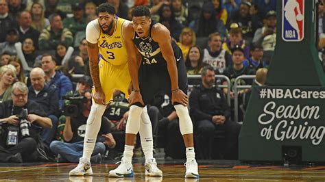 Mike schmitz reveals the top three picks from his and jonathan givony's 2020 nba mock draft, with the minnesota timberwolves, golden state warriors and charlotte hornets choosing from between lamelo ball, anthony edwards and james wiseman. NBA top 15 big men rankings: Bucks' Giannis Antetokounmpo ...