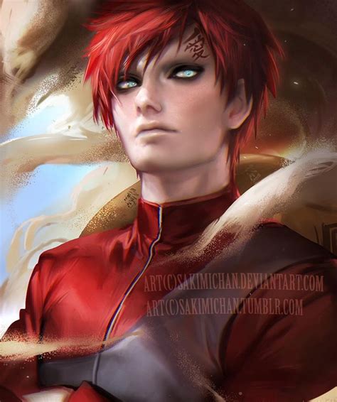 Gaara By Sakimichan On Deviantart Naruto Gaara Anime Naruto Naruto Art