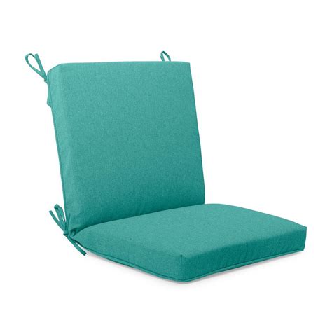Find outdoor cushions for dining chairs, outdoor sectionals and more. Hampton Bay Seaglass Outdoor Mid-Back Dining Chair Cushion ...