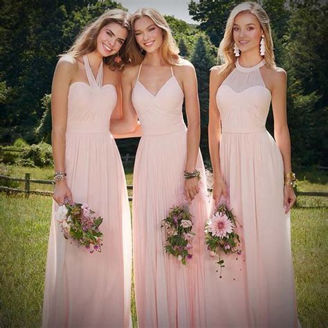 Bridesmaids bridesmaid dresses wedding dresses bright colours wedding photography natural beautiful instagram fashion. 21 Bridesmaid Dresses for Spring 2018 | Page 2 of 2 | StayGlam