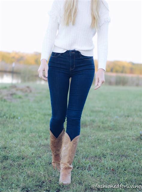 Fall Cowgirl Boots Outfit Womens Cowgirl Boots Outfit Tall Cowgirl Boots Outfit Skinny Jeans