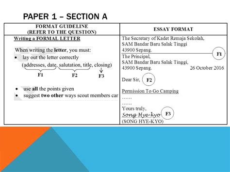 In this video, i read the actual essay that i wrote for spm, and explain how to score a for english spm! SPM Paper 1 Section A - Directed Writing Format