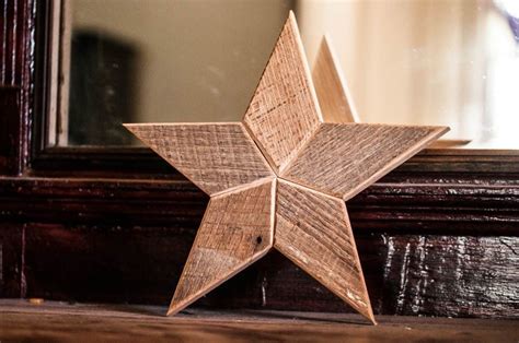 Natural Star Christmas Tree Topper Decoration 12 Inch Star Etsy