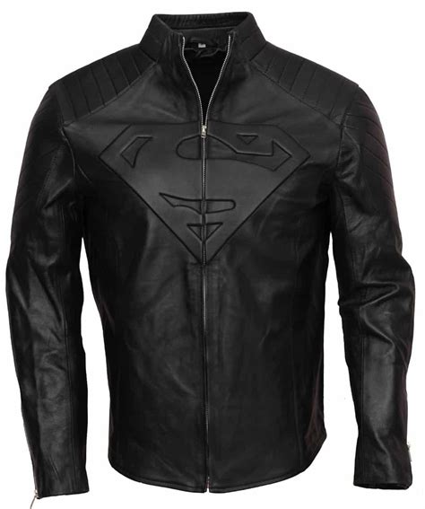 Superman Full Black Men’s Leather Jacket