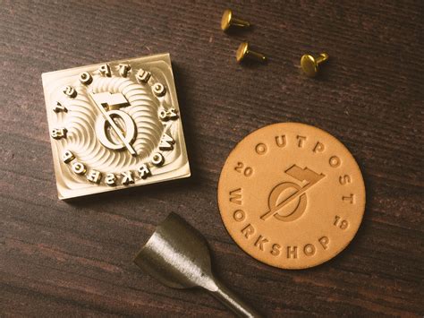 Custom Leather Stamp Leather Stamping Tools Outpost Workshop