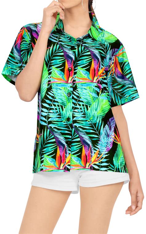 la-leela-happy-bay-v-neck-shirts-for-women-classic-collar-hawaiian