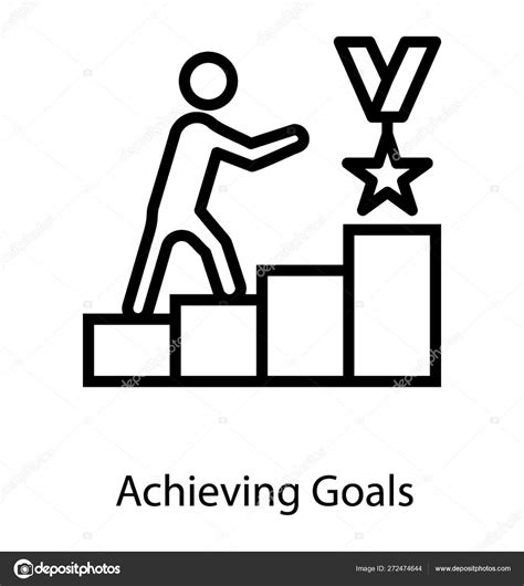 Achieving Goals Vector Stock Vector Image By ©vectorspoint 272474644