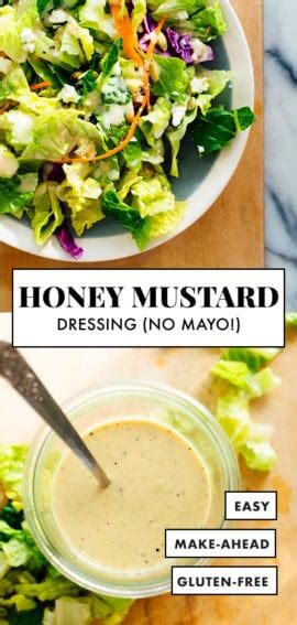 Healthy Honey Mustard Dressing Cookie And Kate