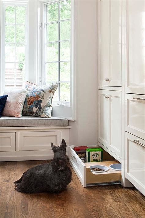 Built in kitchen bench bay window. Kitchen with Bay Window Bench - Transitional - Kitchen