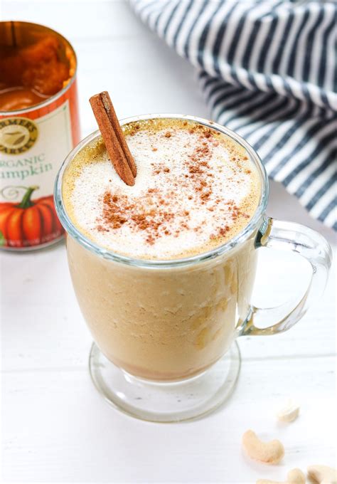 This Creamy Cashew Pumpkin Spice Latte Is A Dairy Free And Whole30 Friendly Version Of Your