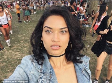 Shanina Shaik Flashes Her Cleavage At The Made In America Festival