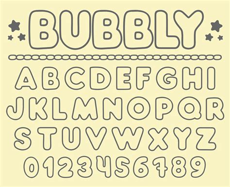 Bubbly Font Bubble Letters Font Bubble Font Svg Ttf Layred For Cricut