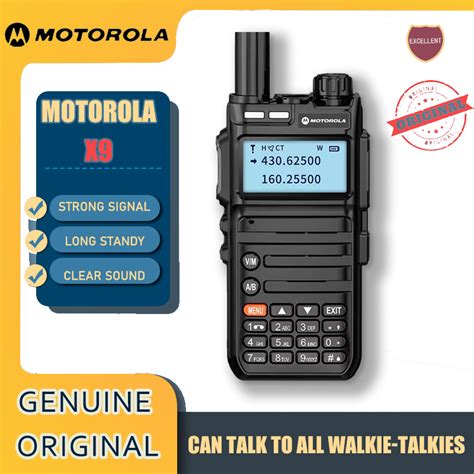 Motorola X9 Walkie Talkie Uv Dual Frequency Walkie Talkie Outdoor Fleet