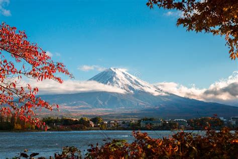Mount Fuji In Autumn Color Japan Editorial Photography Image Of