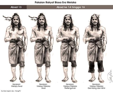 Kerajaan ini diasaskan oleh seorang putera srivijaya yang berasal dari palembang iaitu parameswara di antara tahun 1400 hingga tahun 1403. Pakaian Lelaki Melayu Zaman Dahulu - Pakaian Adat