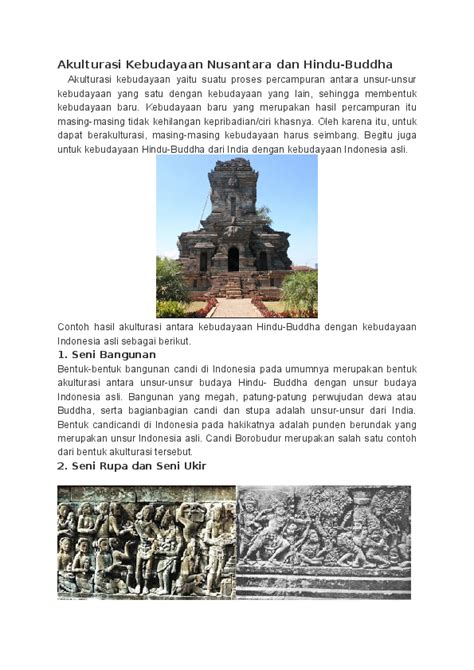 Dalam kurun waktu 100 tahun pemerintahan dinasti sailendra didirikan beberapa bangunan suci. Perwujudan Bentuk Akulturasi Indonesia Dan Hindu Budha ...