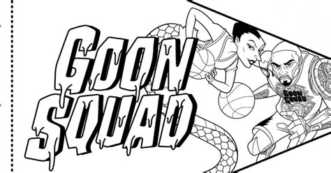 Space Jam Goon Squad Coloring Pages Coloring Pages