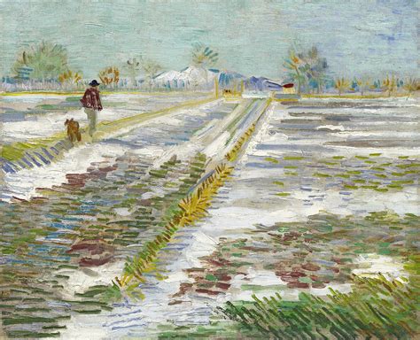 Vincent Van Gogh Landscape With Snow 1888 A Great Admi Flickr