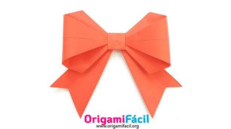 Cómo Hacer Un Lazo O Moño De Papel Fácil Origami Fácil
