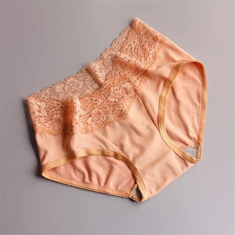 Aliexpress Com Buy Women Underwear Sexy Lace Modal Briefs Lady Solid Low Waist Panties Female